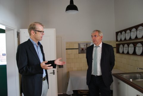 Staatssekretär Klaus Kaiser besucht das Humberghaus